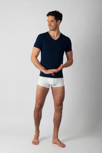 Pack Matsumoto de 3 T-shirts Col V Homme en Coton