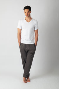 Pack Matsumoto de 3 T-shirts Col V Homme en Coton