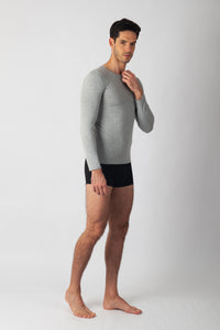 Pack Sous-pulls Gris – 3 Sous-pulls Homme en Coton