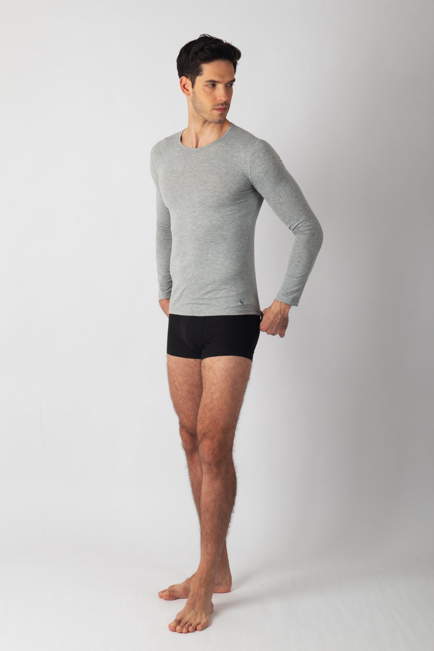 Pack Sous-pulls Gris – 3 Sous-pulls Homme en Coton