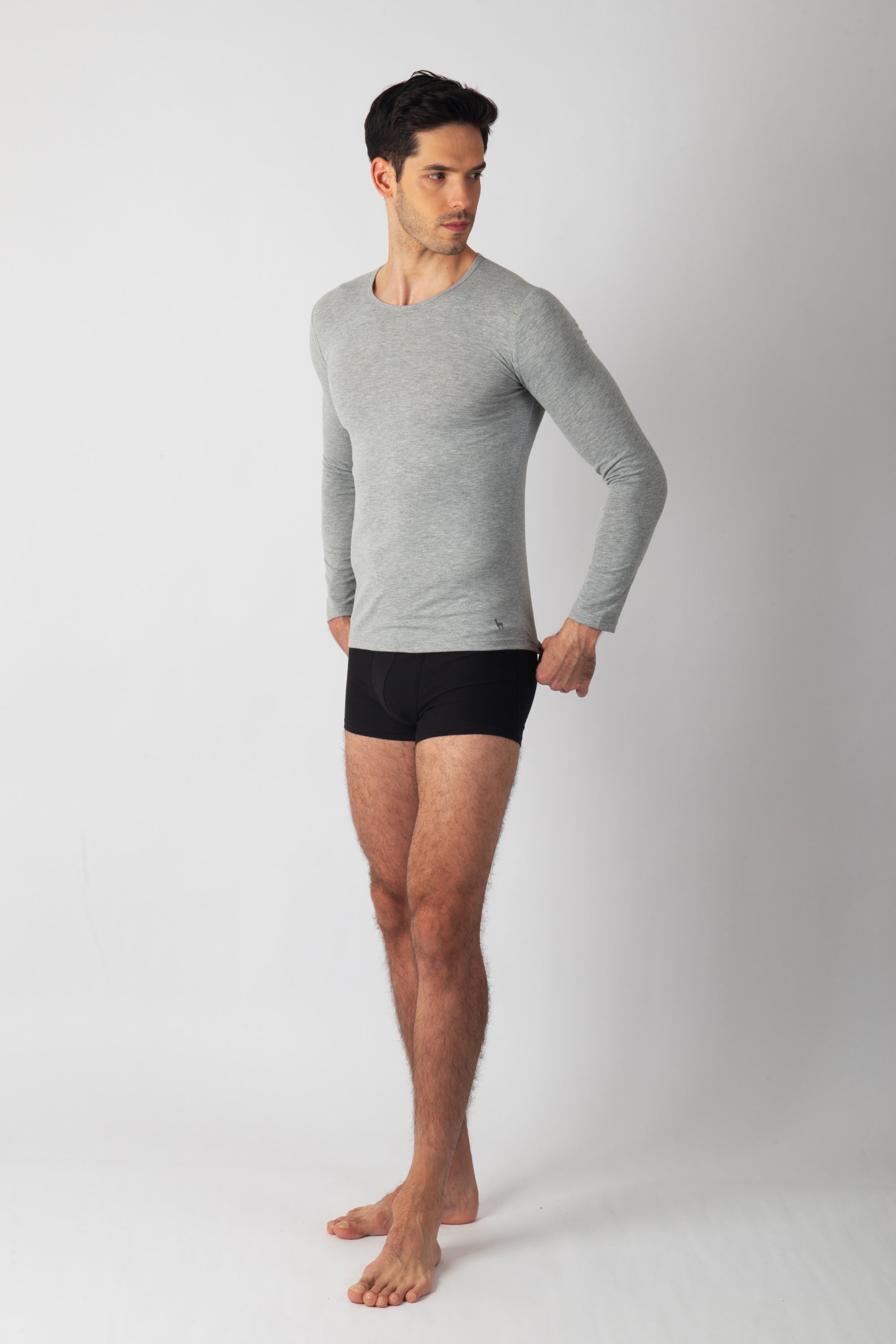 Pack Sous-pulls Gris – 3 Sous-pulls Homme en Coton