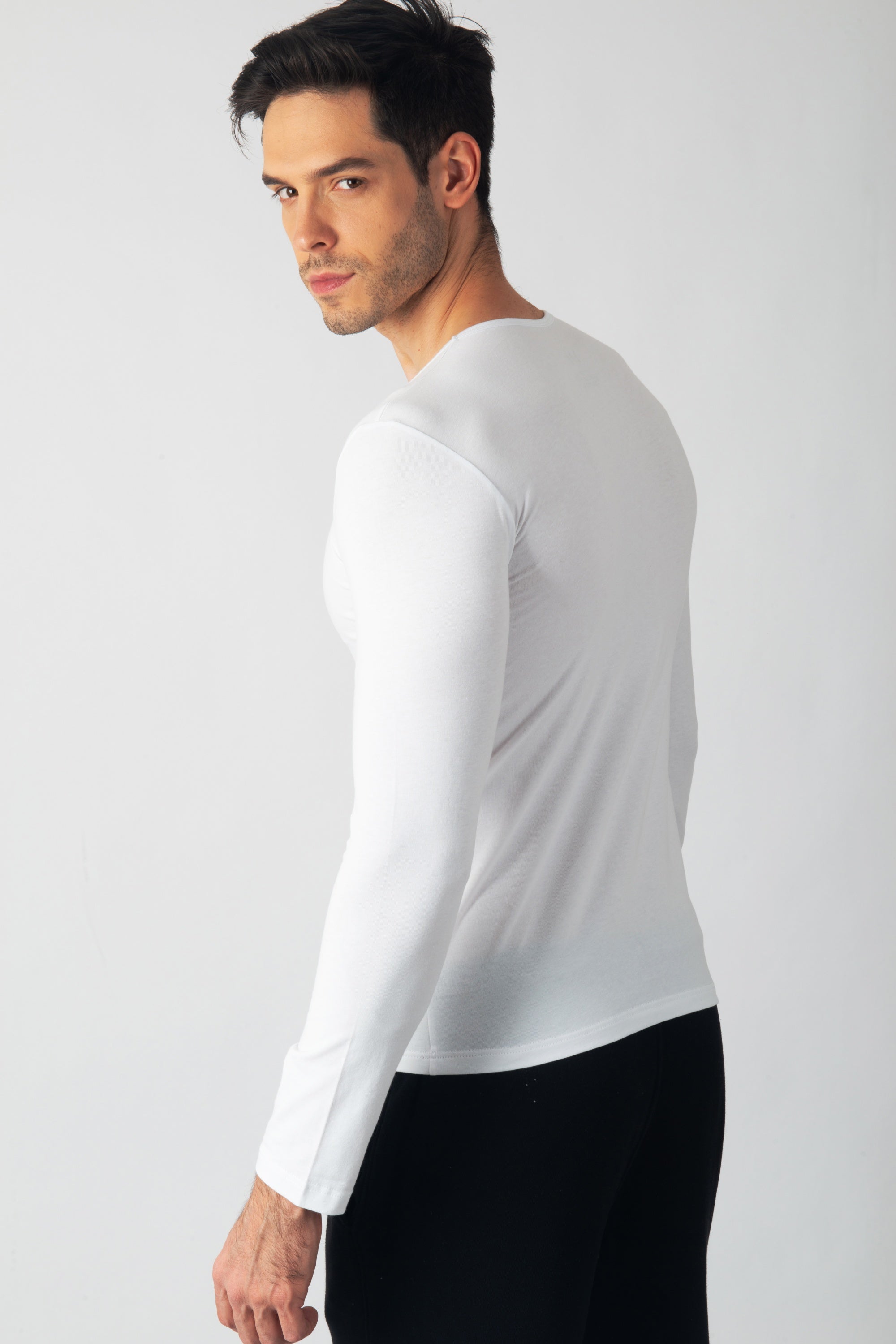 Pack Sous-pulls Blanc – 3 Sous-pulls Homme en Coton