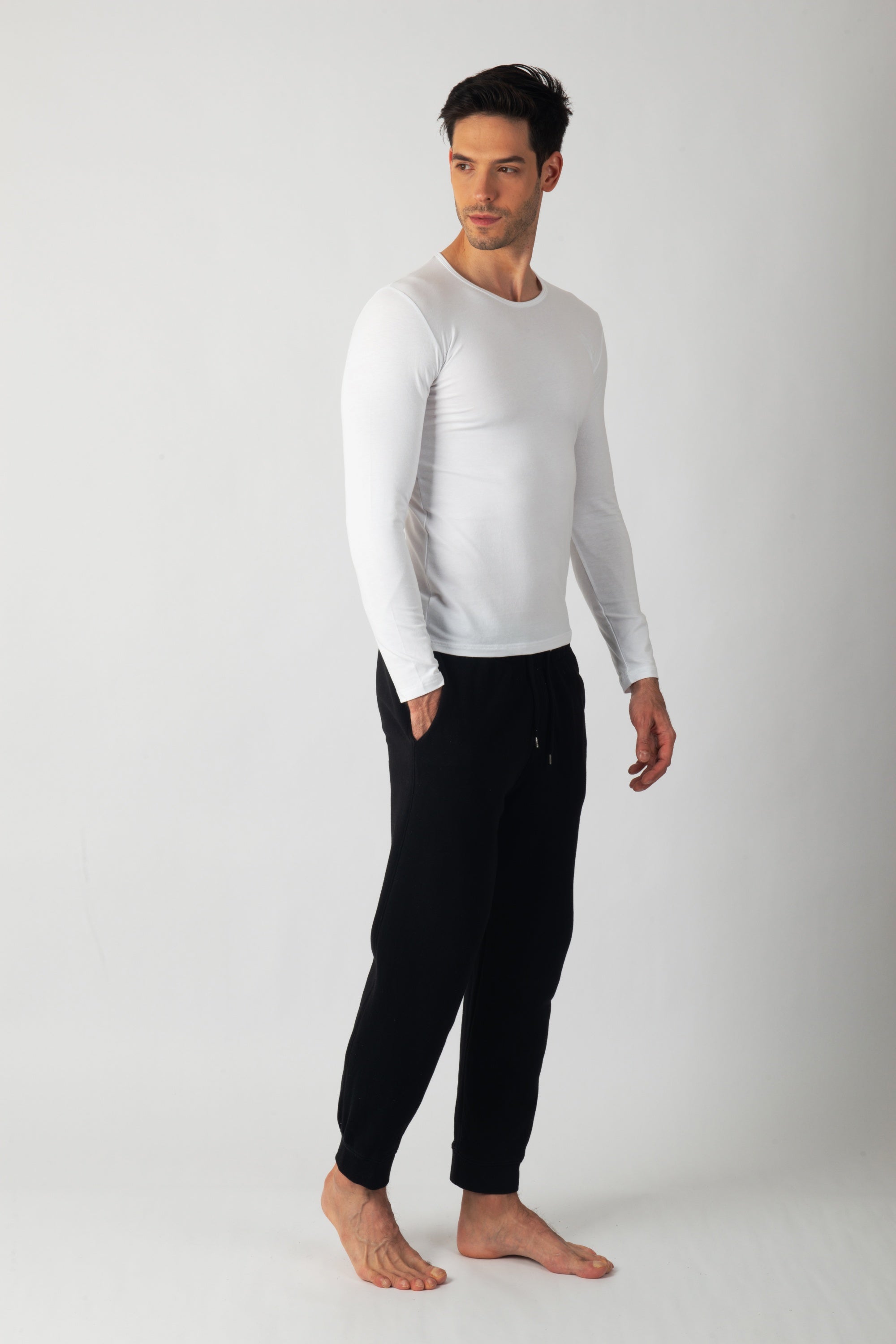 Pack Sous-pulls Blanc – 3 Sous-pulls Homme en Coton
