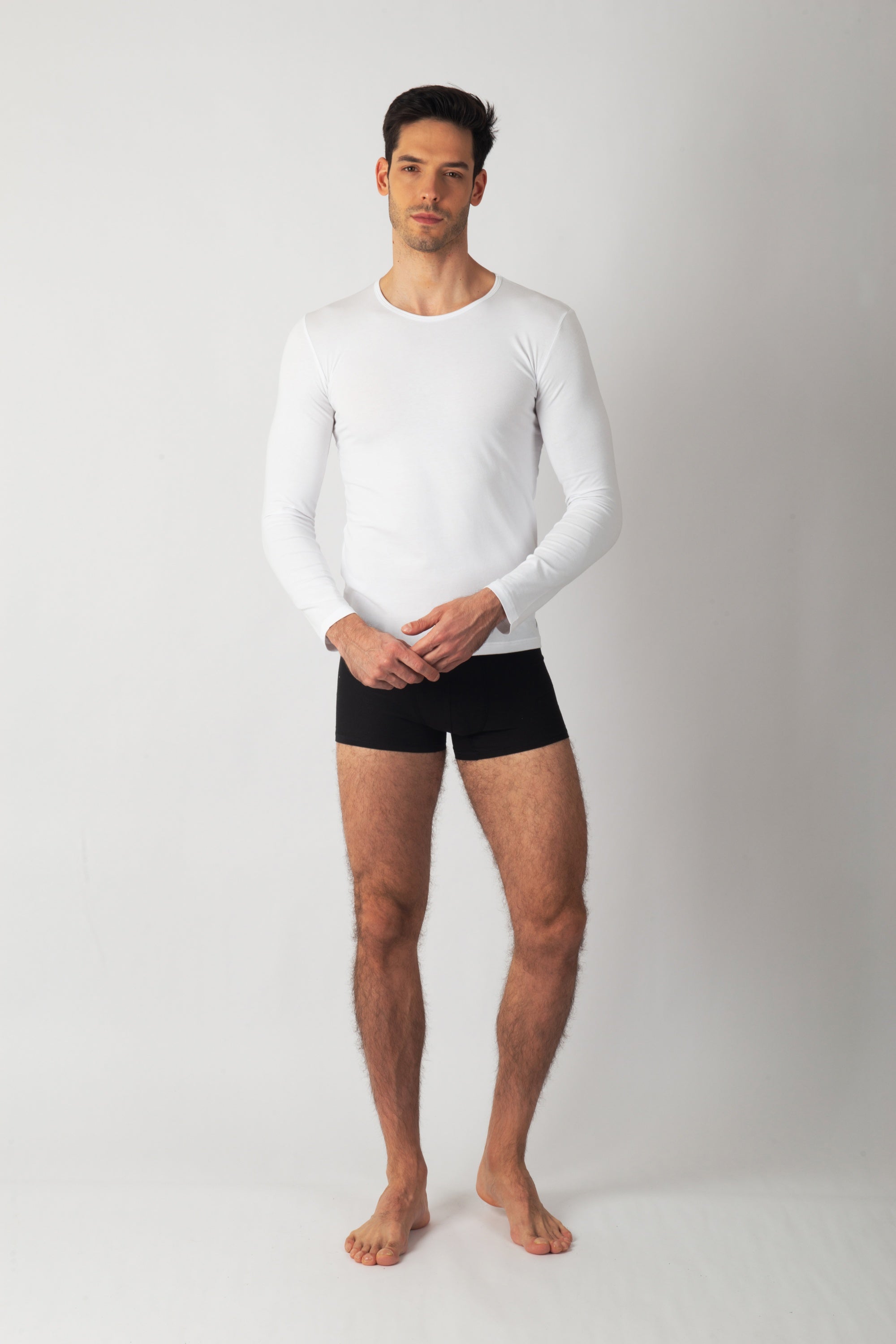 Pack Sous-pulls Blanc – 3 Sous-pulls Homme en Coton