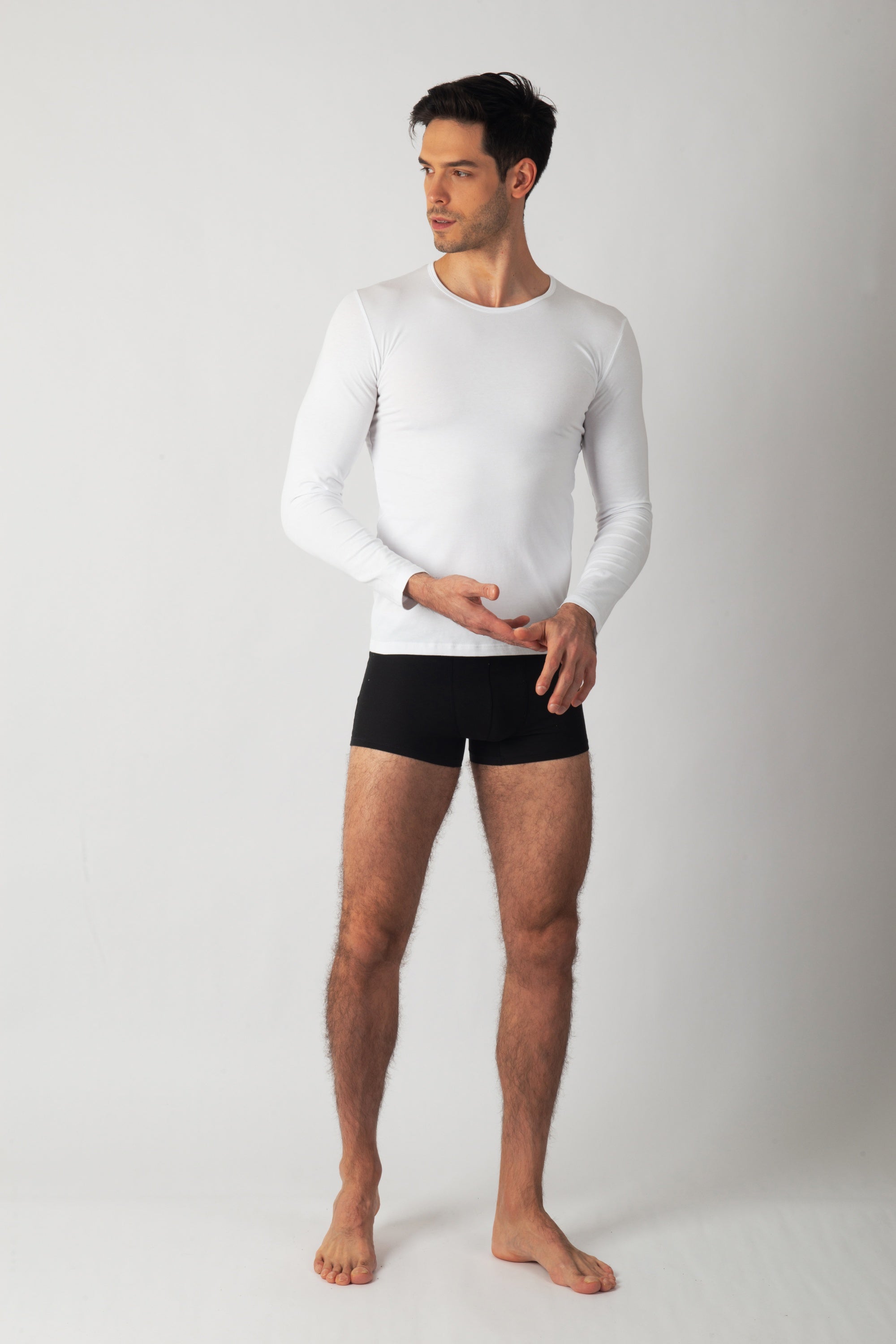 Pack Sous-pulls Blanc – 3 Sous-pulls Homme en Coton