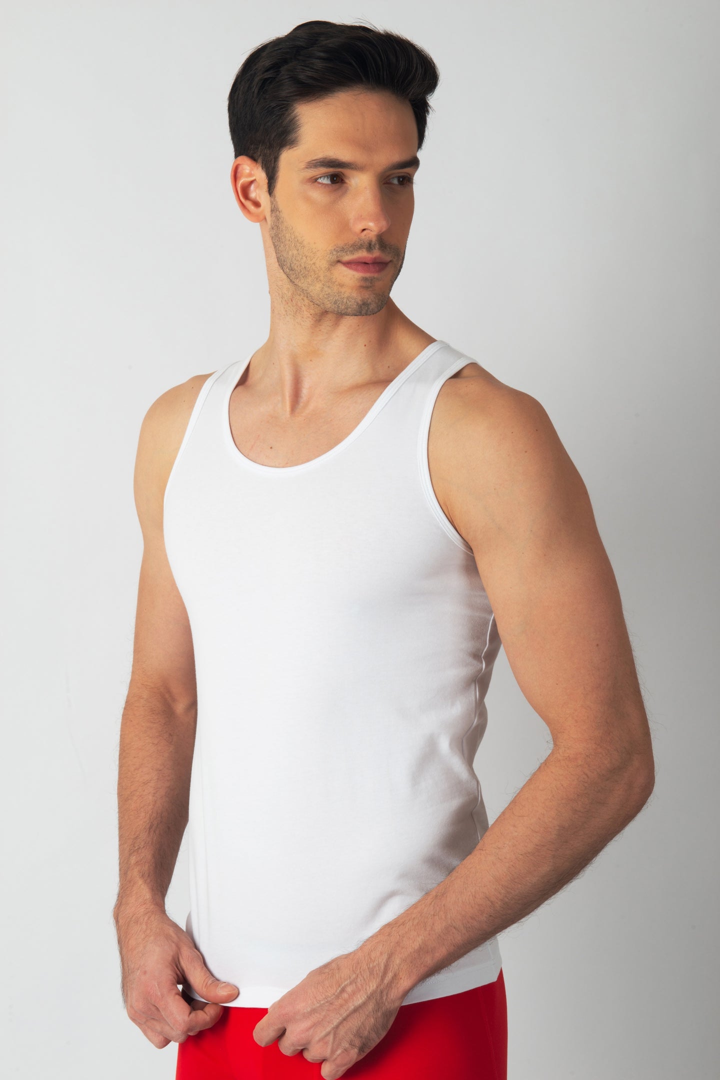 Débardeur Homme en Coton Stretch