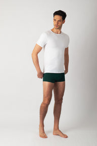 T-shirt Col Rond Homme en Coton Stretch
