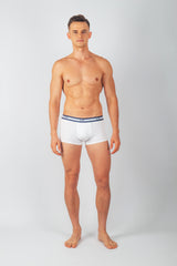 Pack 3 Boxers Blanc Homme en Coton