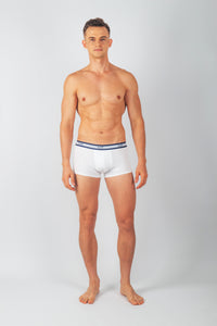 Pack 3 Boxers Blanc Homme en Coton