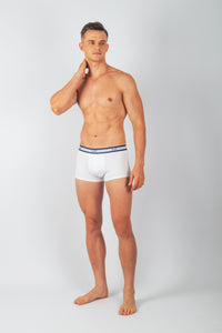 Pack 3 Boxers Blanc Homme en Coton