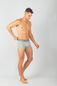 Pack Osaka – 3 Boxers Homme en Coton (Gris Claire, Bleu Ciel, Noir)