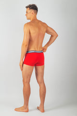 Pack Tokyo – 3 Boxers Homme en Coton (Rouge, Gris, Marron)