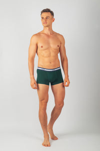 Pack Kyoto – 3 Boxers Homme en Coton (Bordeaux, Bleu, Vert)