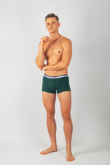 Pack Kyoto – 3 Boxers Homme en Coton (Bordeaux, Bleu, Vert)