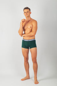 Pack Kyoto – 3 Boxers Homme en Coton (Bordeaux, Bleu, Vert)