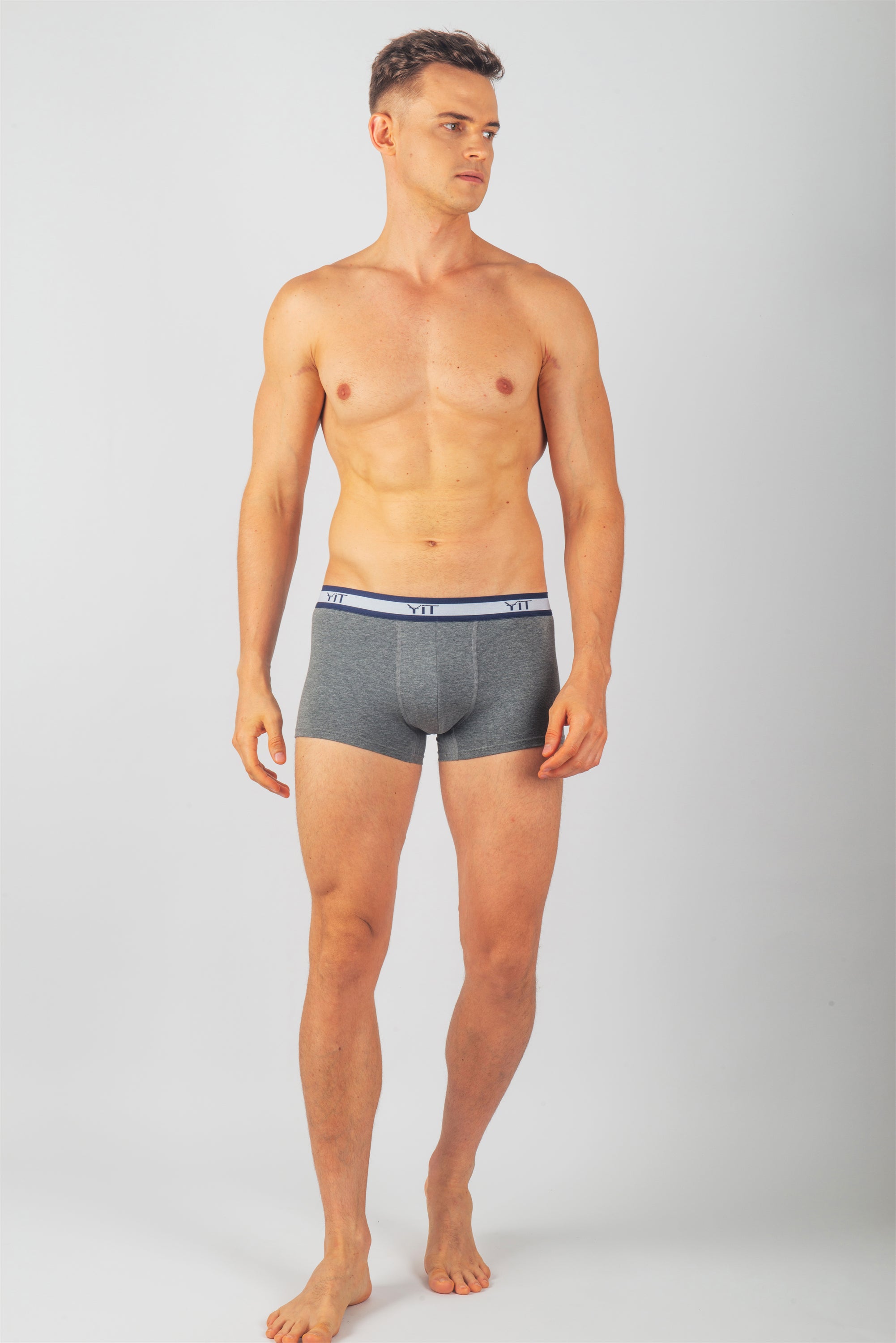 Pack Tokyo – 3 Boxers Homme en Coton (Rouge, Gris, Marron)