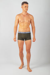 Pack Tokyo – 3 Boxers Homme en Coton (Rouge, Gris, Marron)