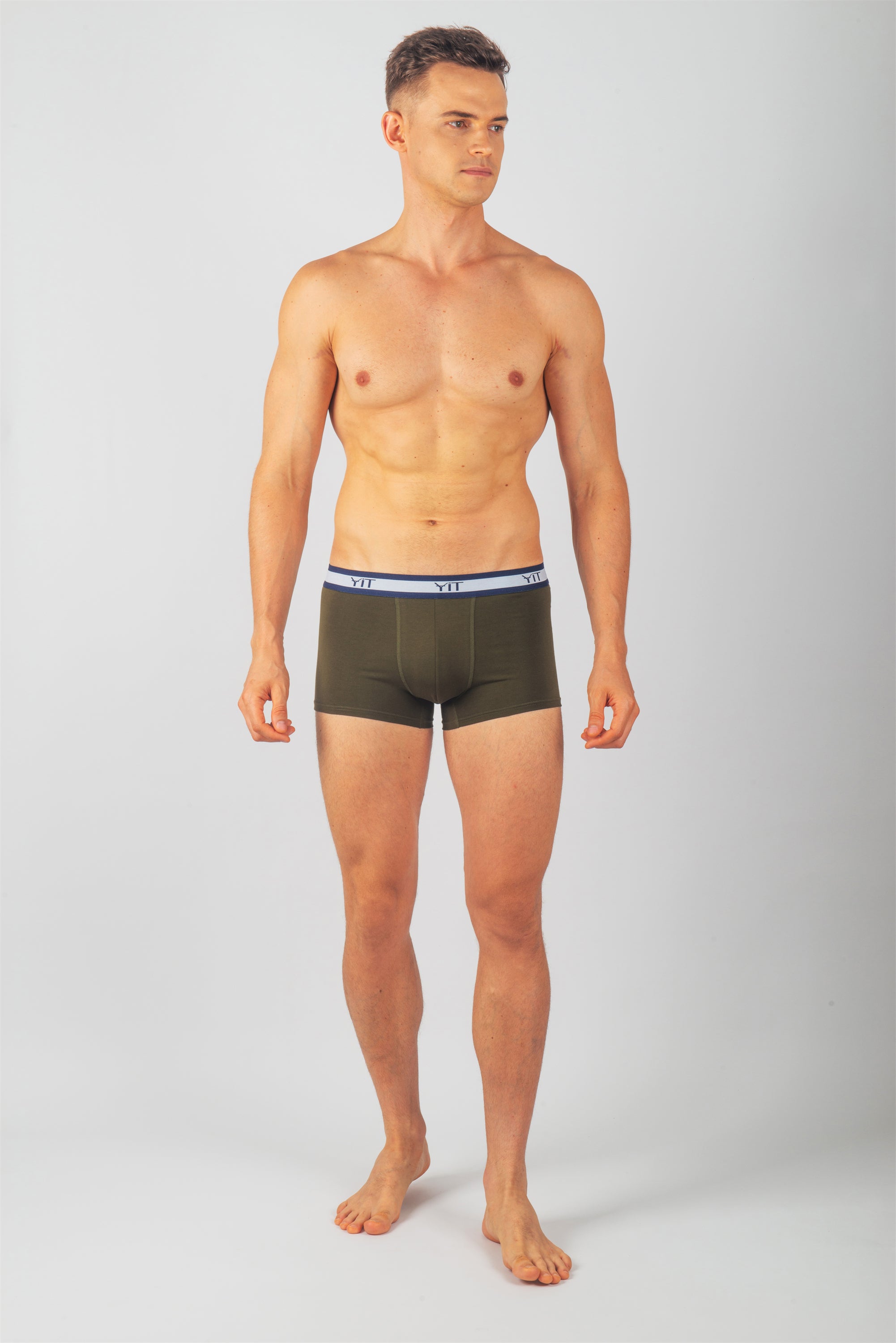 Pack Tokyo – 3 Boxers Homme en Coton (Rouge, Gris, Marron)