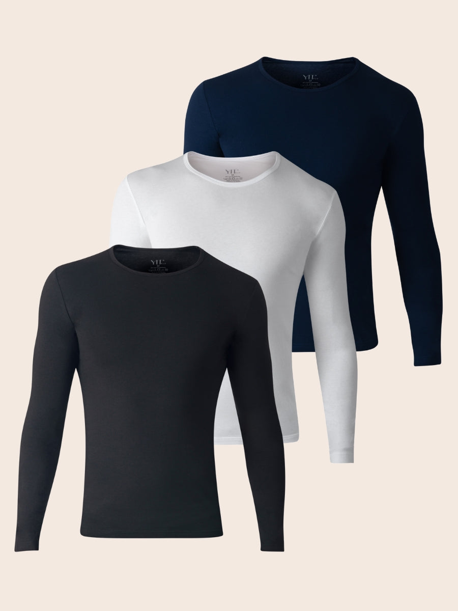 Pack Sous-pulls Kanazawa – 3 Sous-pulls Homme en Coton