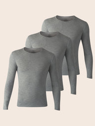 Pack Sous-pulls Gris – 3 Sous-pulls Homme en Coton