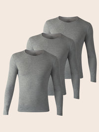 Pack Sous-pulls Gris – 3 Sous-pulls Homme en Coton