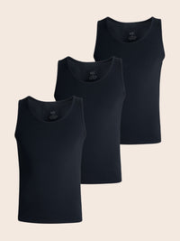 Pack Débardeur Noir – 3 Débardeur Homme en Coton